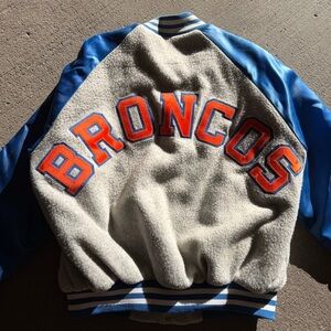 VTG Denver Broncos 80’s Chalk Line Bomber